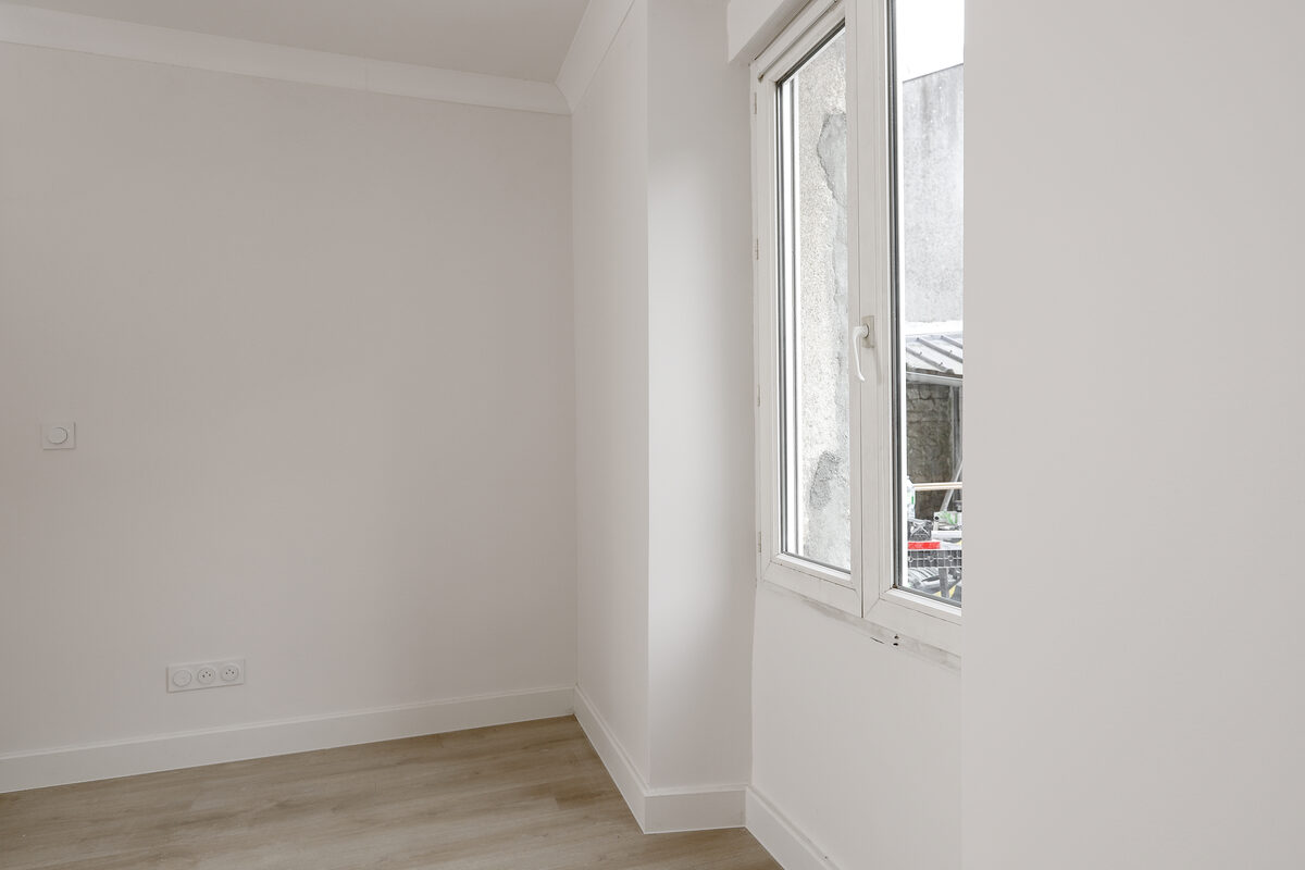 Après - pièce rénovée